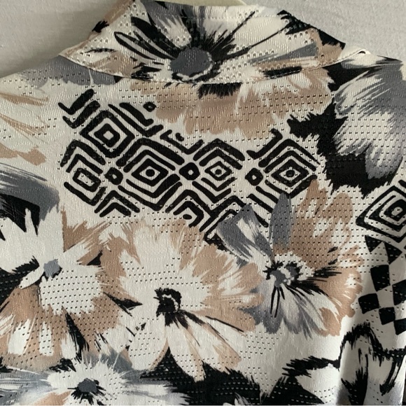 Alfred Dunner Floral Zip Up Sweater Size Large - Picture 12 of 12